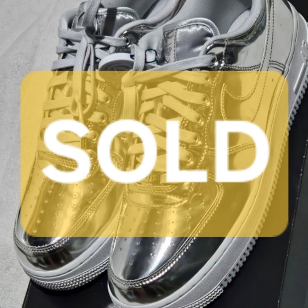 Nike  Air Force 1 SP 'Liquid Metal - Chrome SOLD SOLD SOLD SOLD SOLD SOLD SOLD